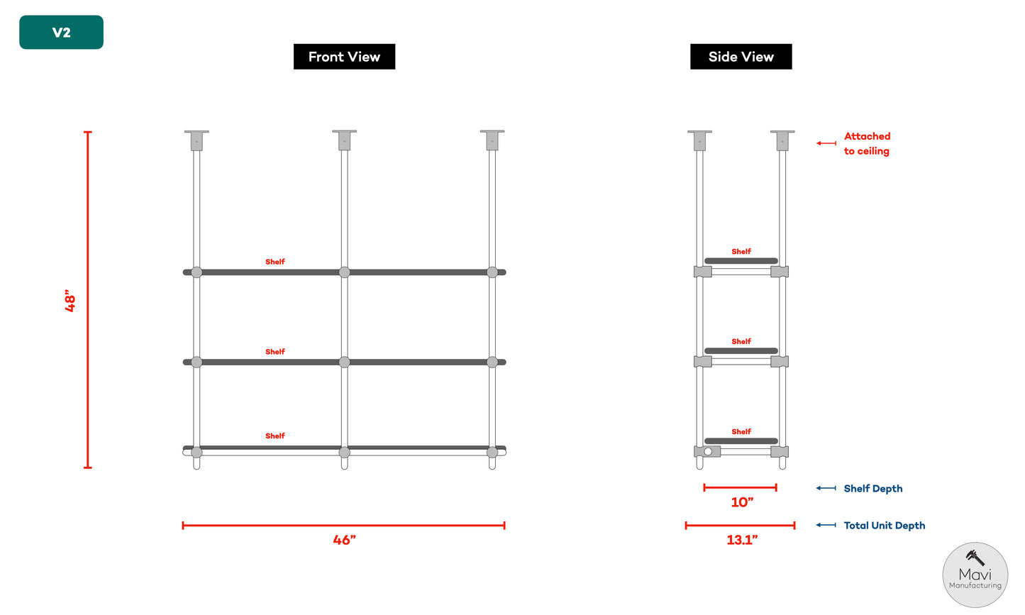 V2_Custom brass shelving unit - 5/8"Dia. - Unlacquered Satin/Brushed Brass Finish (Michael Quileza)