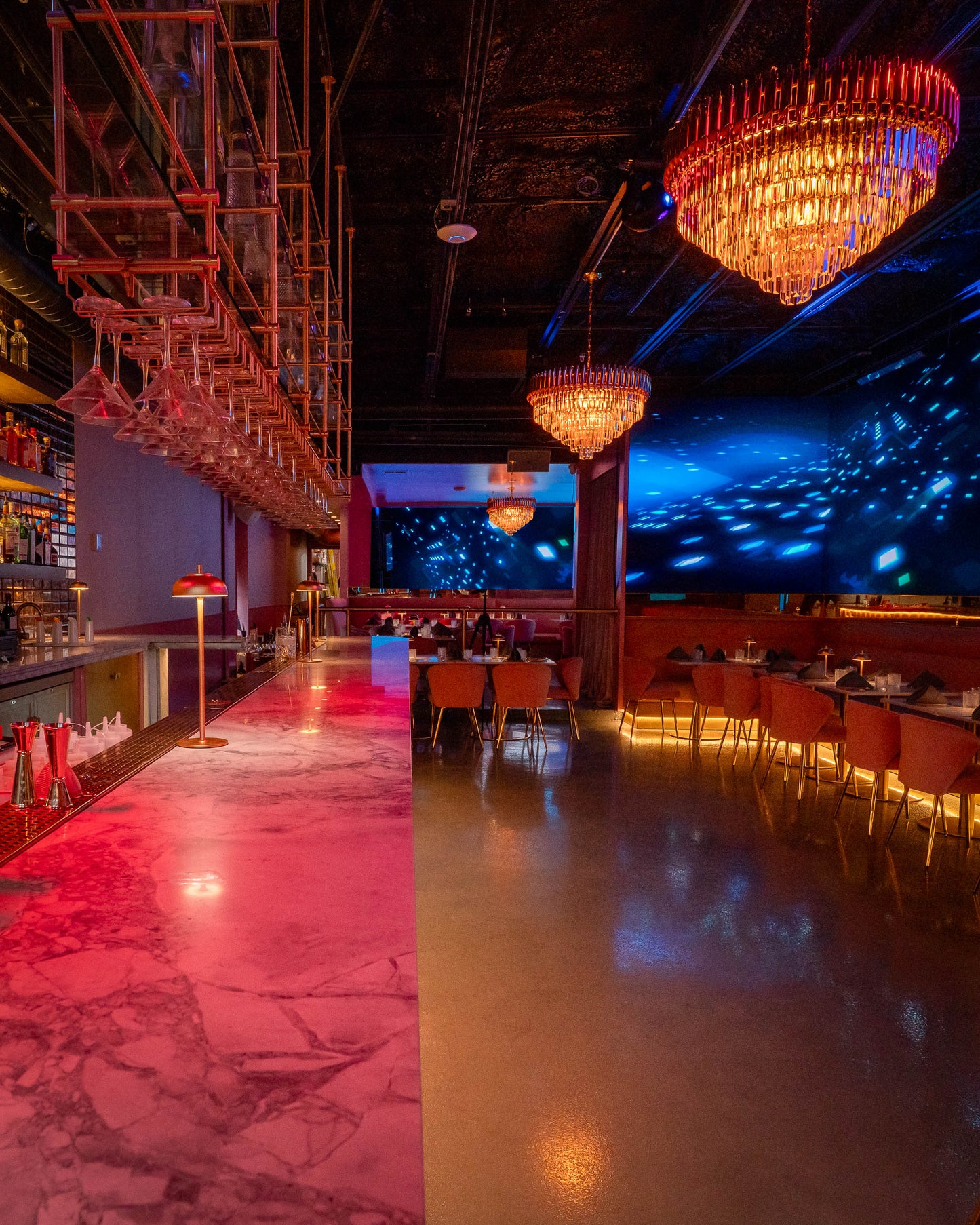 Custom Ceiling-Mounted Brass Shelving – Handmade & Adjustable