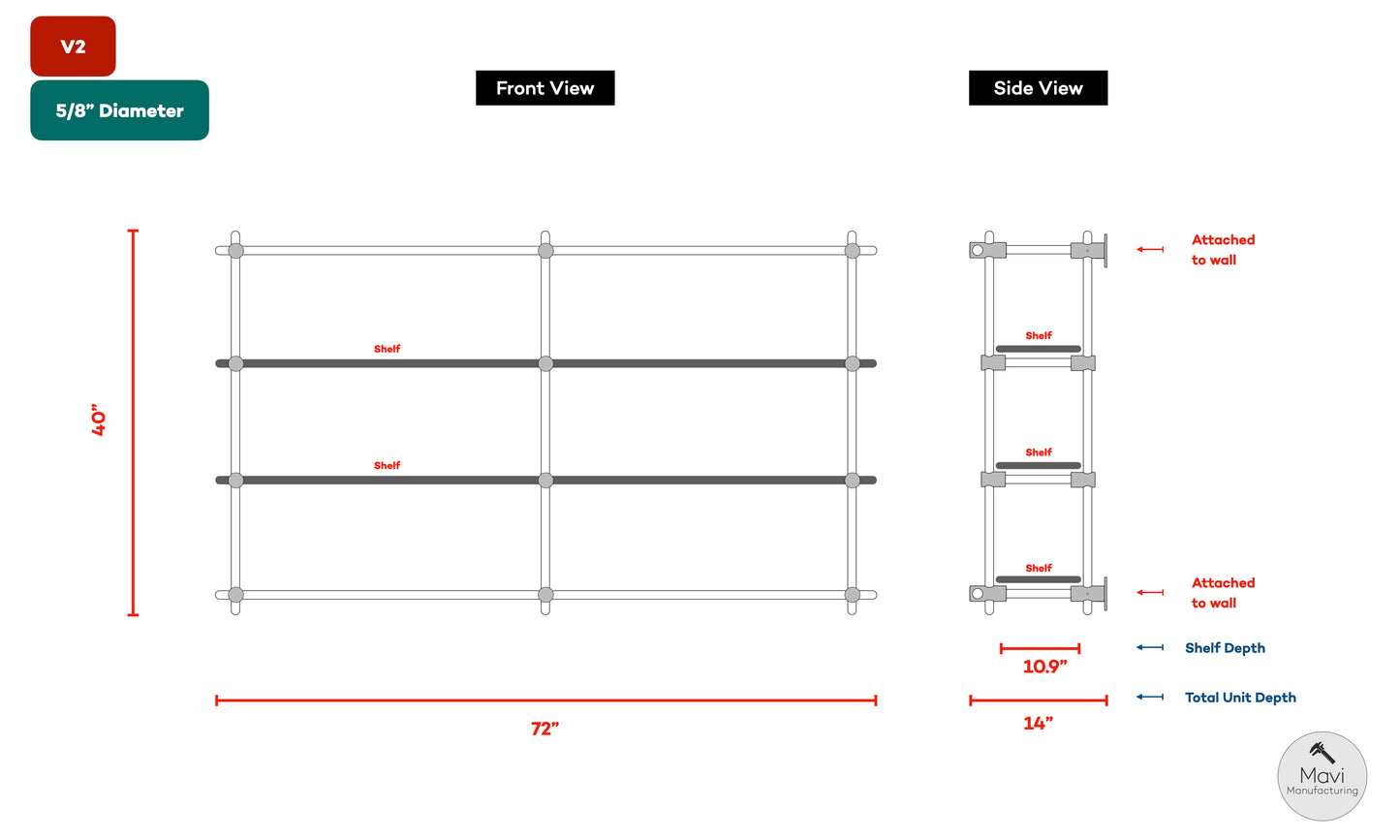 Custom brass shelving unit - 5/8"Dia. - Unlacquered Brushed Brass Finish (Gergana Mileva)