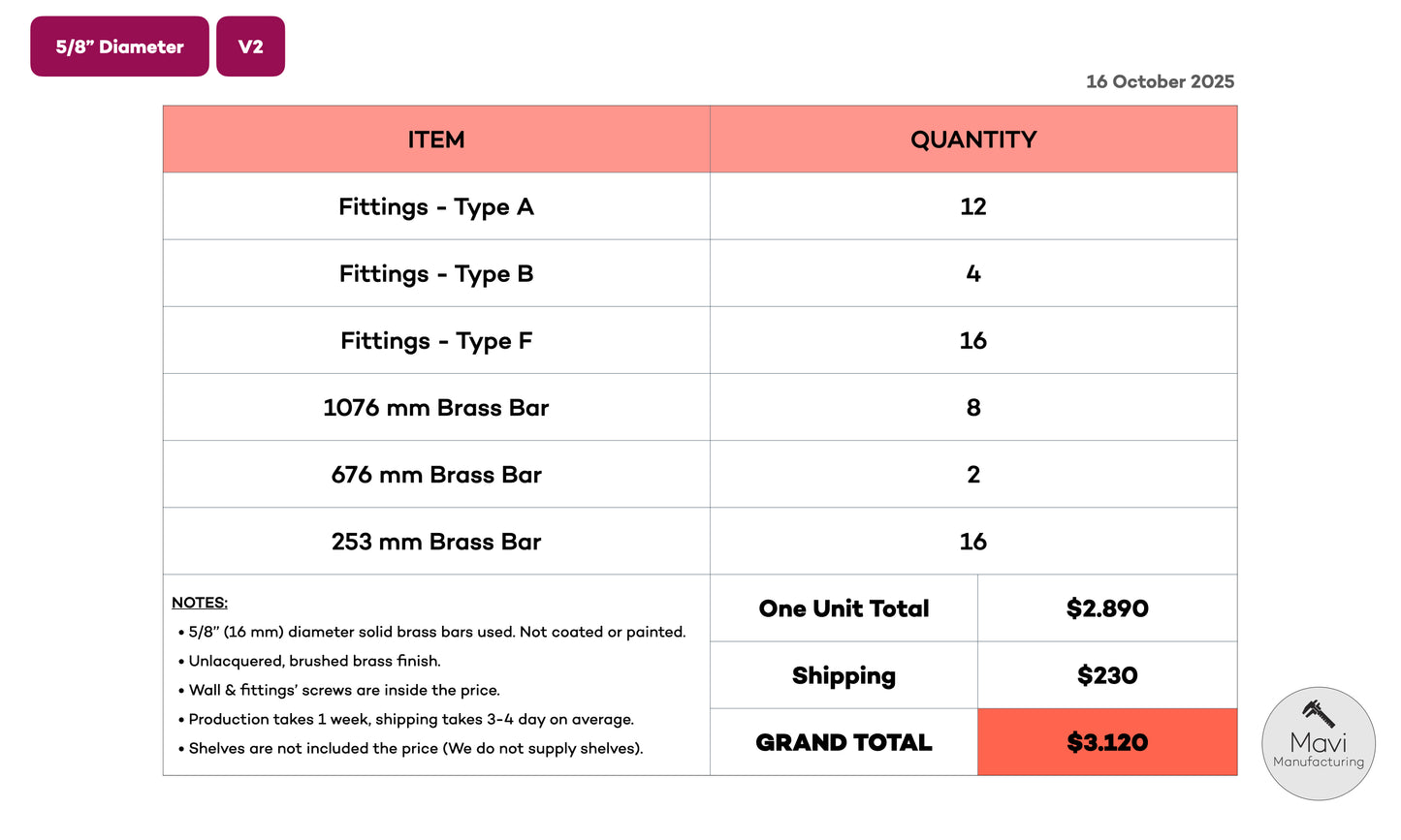 Custom brass shelving unit - 5/8"Dia. - Unlacquered Brushed Brass Finish (Mike Hiltz)