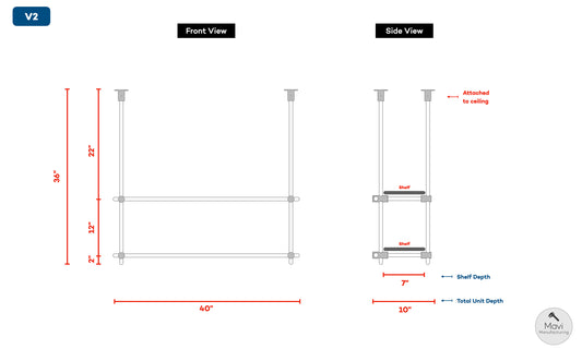 Custom brass shelving units (T.T.)