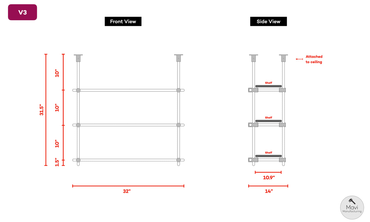 Custom Brass Shelving Unit-MT