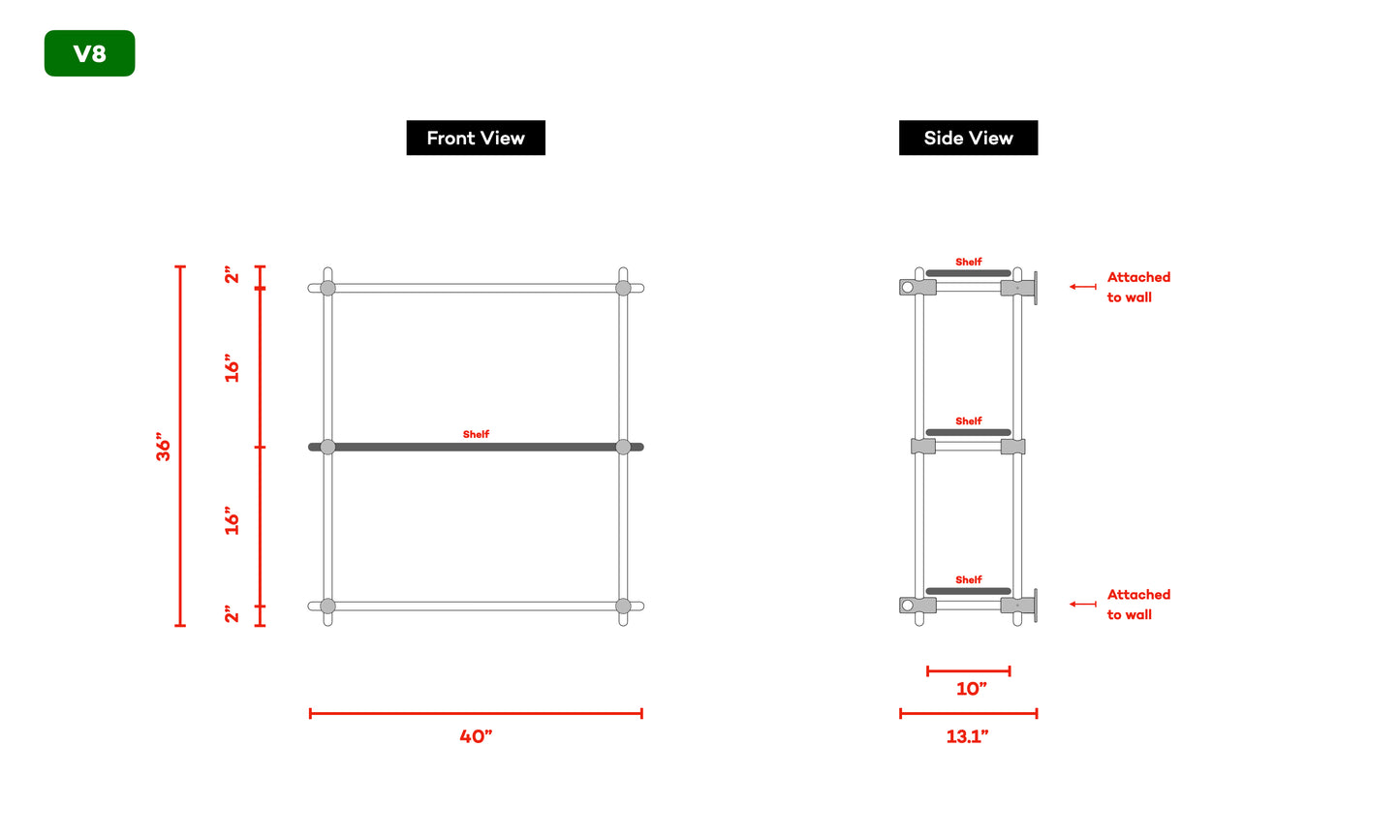 Custom brass shelving unit (Jo. Ki.)